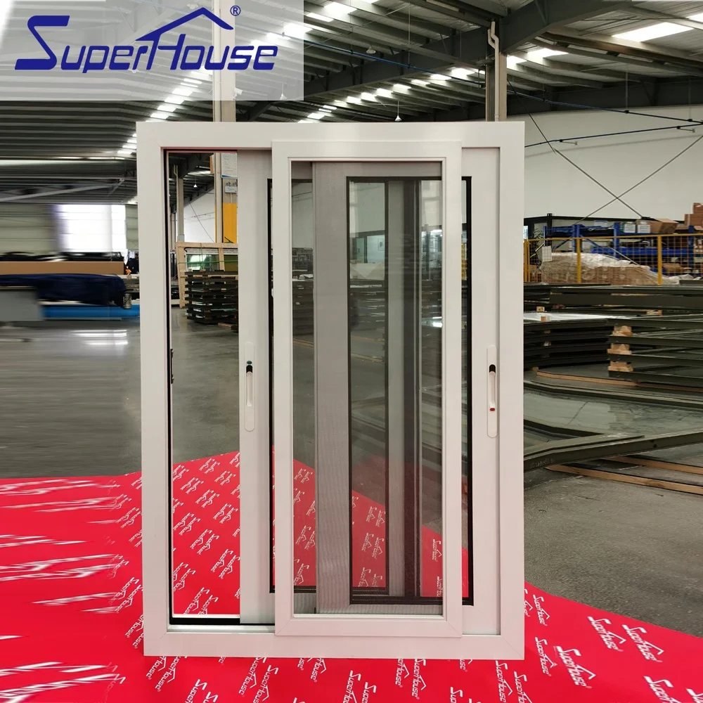 Superhouse latest sliding window design AS2047 Certified hot sale aluminum frame sliding  glass window windows