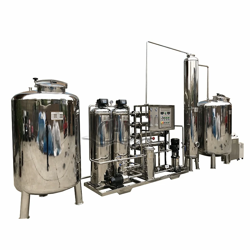 Metals removal Integrated Ozone and Mixing Tower Automatic Ion Exchange Disinfection Commerical RO Water Purification System