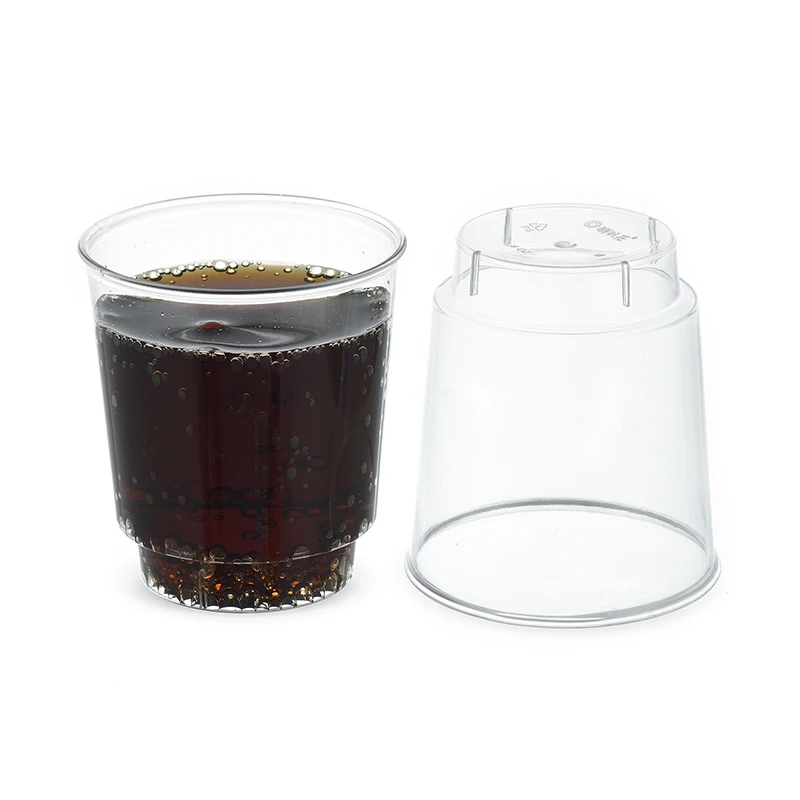 FREE SAMPLE Crystal Polystyrene Disposable PS Cup 6oz Plastic Cup Clear for Drinking