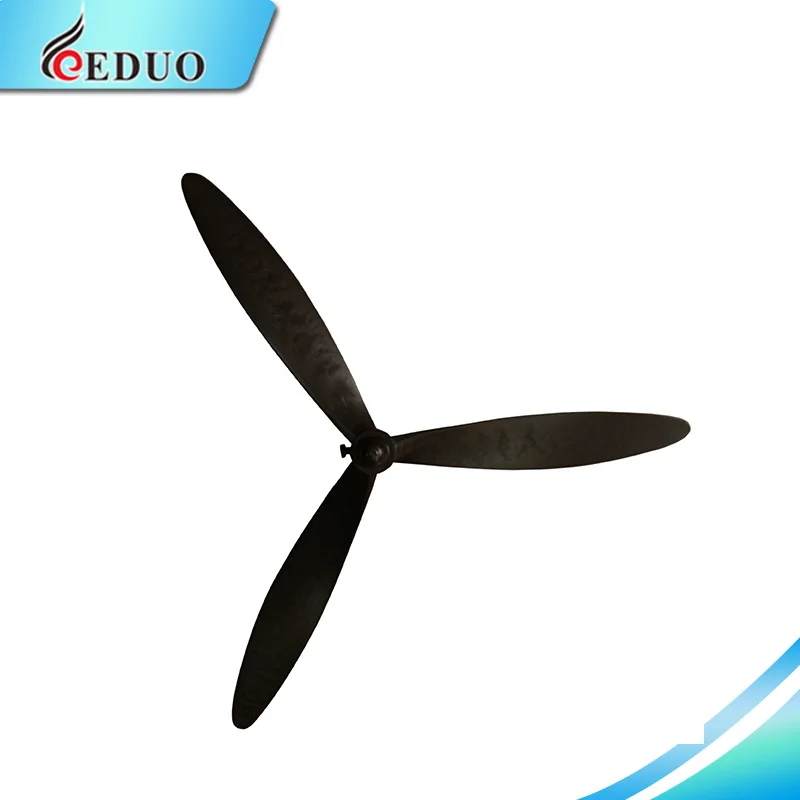 Plastic 650mm 750mm 3 banana blade for Industrial fan