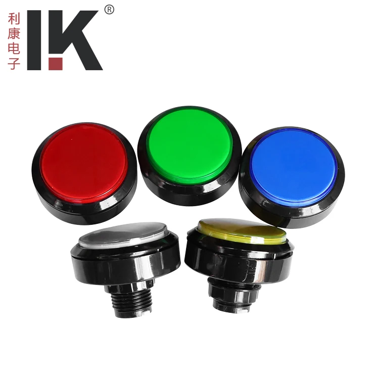 Fight game Round convex button 100mm