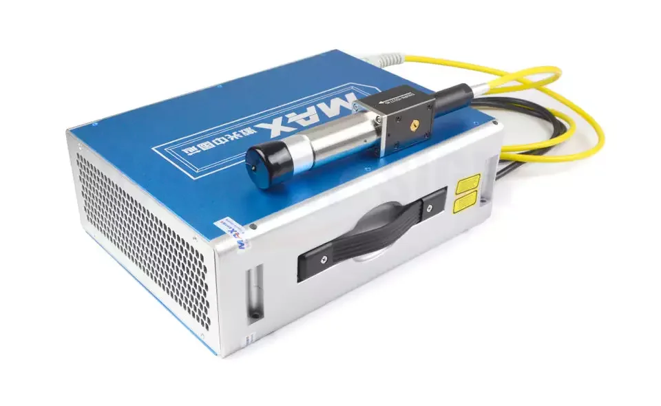 Макс легко интегрированный MFPT-20W-70W волоконный лазер с регулируемой шириной и частотой импульса для деталей лазерного оборудования