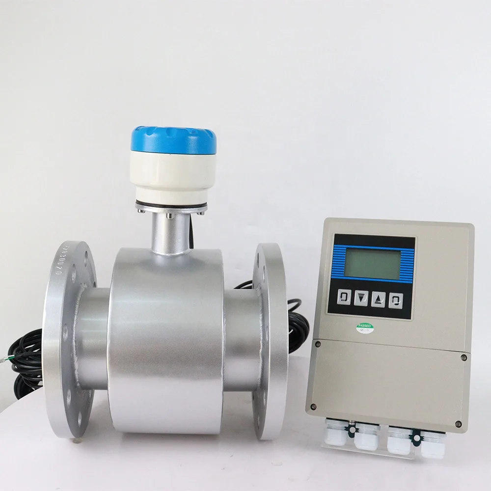 Factory Online Sewage Electromagnetic Magflow Flow Meter Manufacturers Supplier Magnetic Water Flowmeter Price