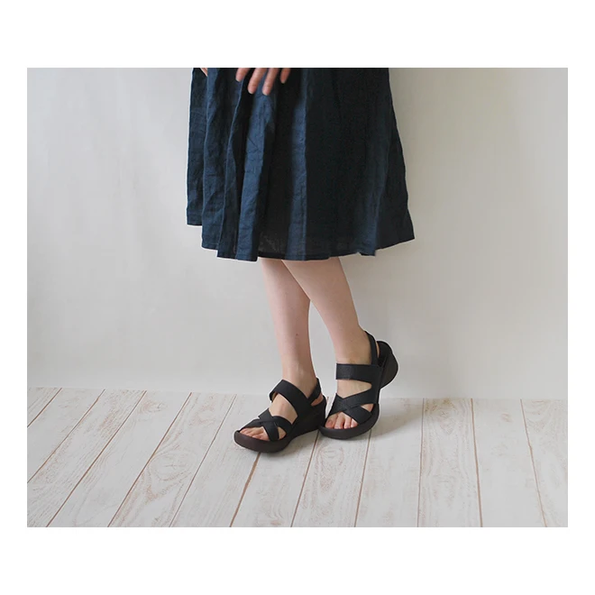 Hot selling outdoor summer women shoes platform wedge sandals