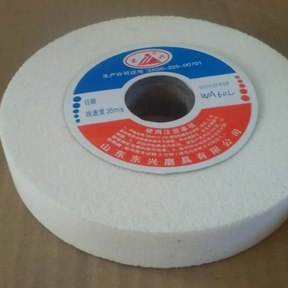 China Ceramic dish grinding wheel white color aluminium oxide