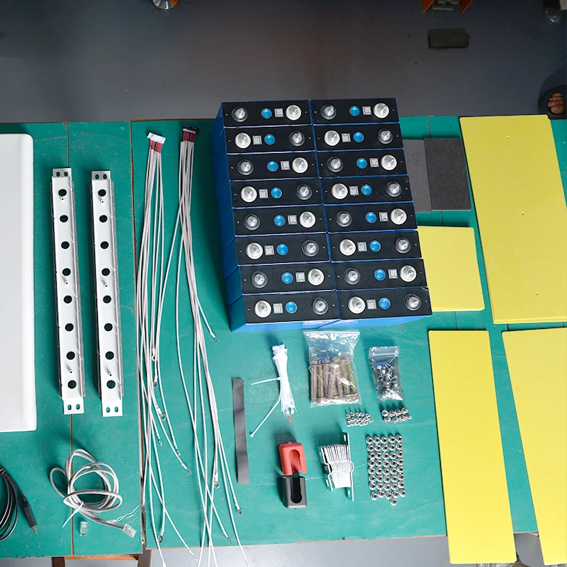 Hot Sell Aluminium Lithium 16S 48V Diy Solar 5Kwh Battery Pack Case Kit Box For Lifepo4 100Ah 105Ah With Smart Active 2A Bms