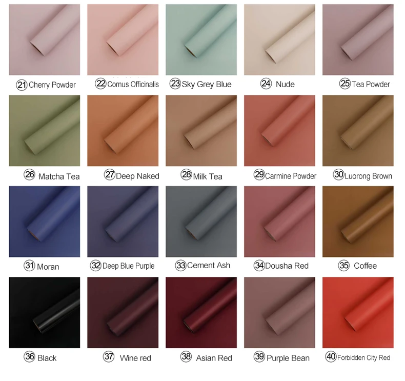 Wholesale Florist Parcel Printable Florist Wrap For Floral White Film Use Matte Flower Wrapping Paper