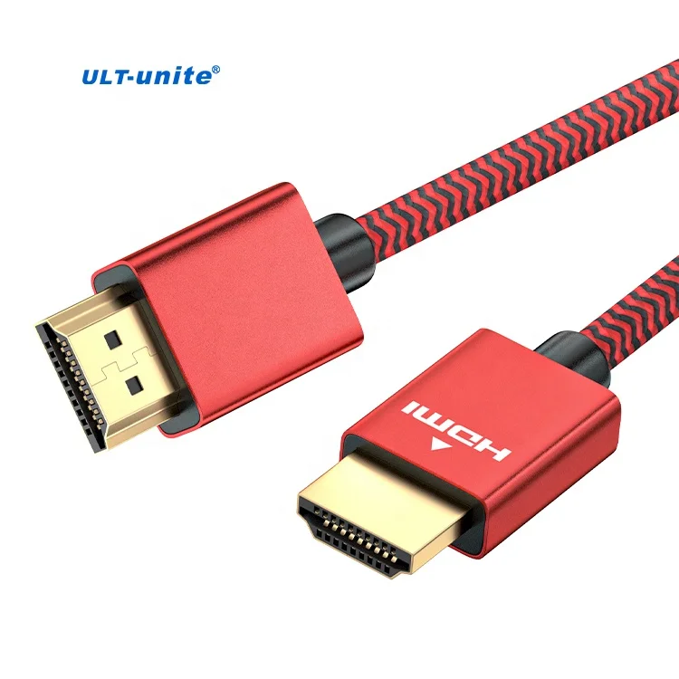 Прямая поставка с завода OEM и ODM ультратонкий HDMI-кабель 1 2 м 3 высокоскоростной Ultra HD