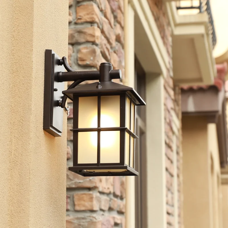 aisle wall lamp waterproof retro balcony outdoor wall interior light