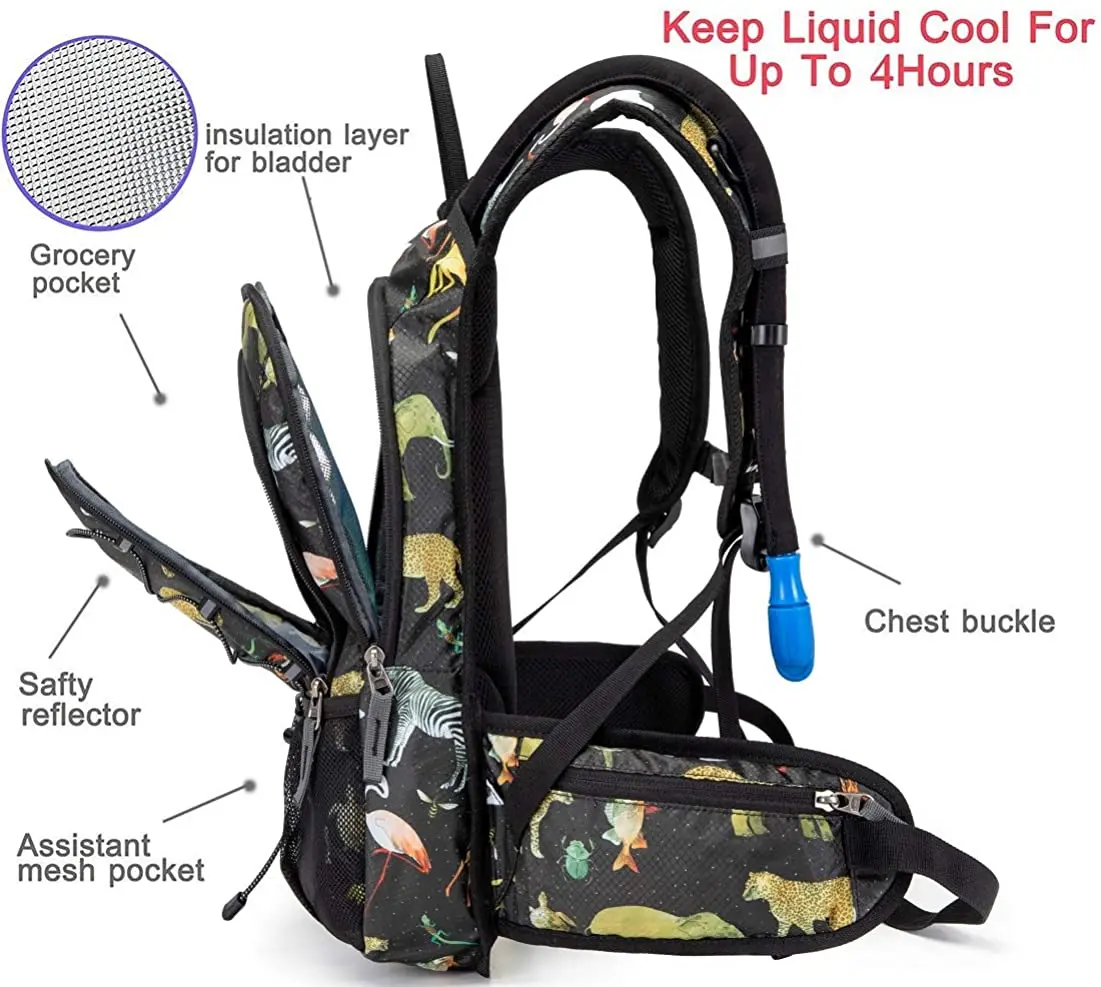 high quality 1000d cordura hydration backpack in zoo