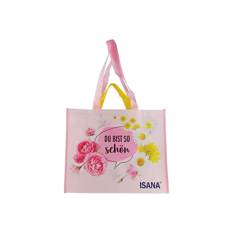 OEM/ODM многоразовые сумки ECO shopping оптом Пользовательский логотип печать RPET tote