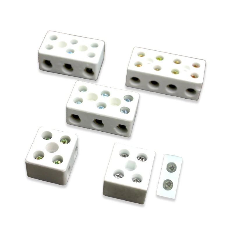 Length 19.5 width 8.8 height 15wire termination connectors ceramic terminal block connector
