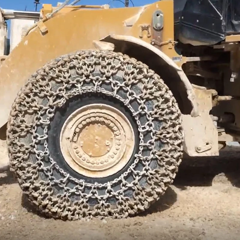 13.6R28 14.9R28 Hot Slag Chain Coal Mining Chains Agricultural Tractor Chains