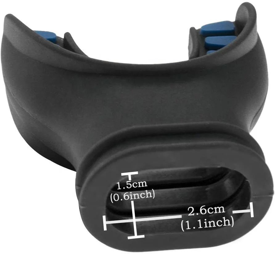 
Professional Custom Diving Liquid Silicone Component Snorkel Scuba Diving Equipment diving regulator mouthpiece 