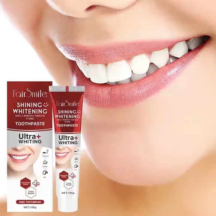 OEM Best Shining Whitening Safely Removes Tobacco Stains Toothpaste Ultra+ Whiting Sensitivity Relief Rresh Breath Oral Care