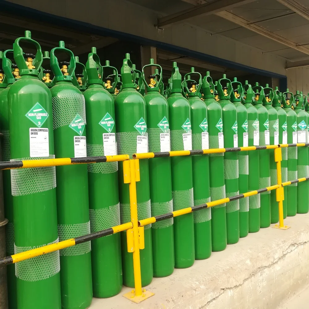 Hot Selling ISO9809 Standard Professional Industrial Empty 40L 47L 50L 150 bar Seamless Steel Gas Cylinders For Various Gas