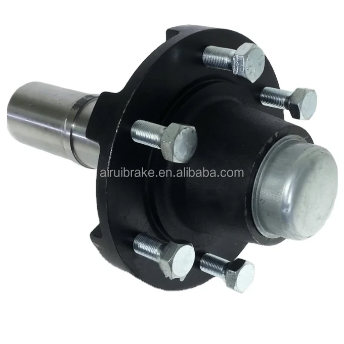 Airui Factory Wholesale 750kg to 1500kg Round or Square 39mm 40mm 45mm 50mm 60mm Solid Steel Stub electric  Axle