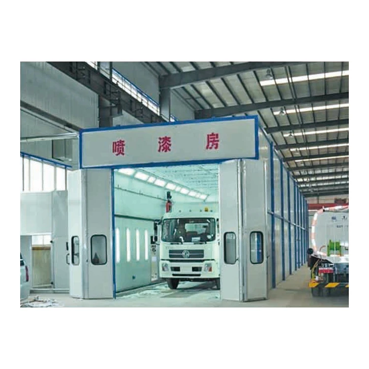 Customized Large Bus Painting Line Oven Room Booth Commercial Paint Booth Truck Spray Booth for Truck Bus Rail Industry