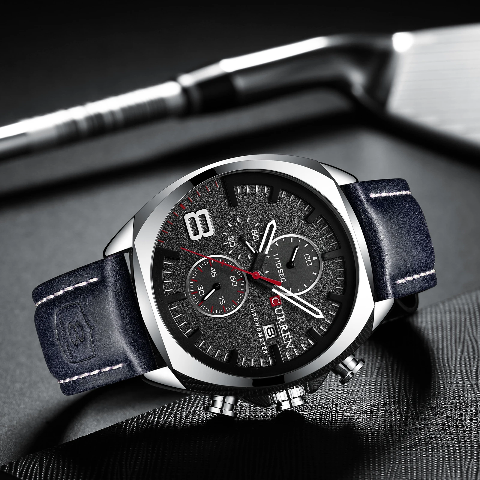 Top Brand Luxury CURREN 8324 mans quartz watches Casual Date Chronograph Male Wrist Watches  watches wholesale bulk Clock Montre