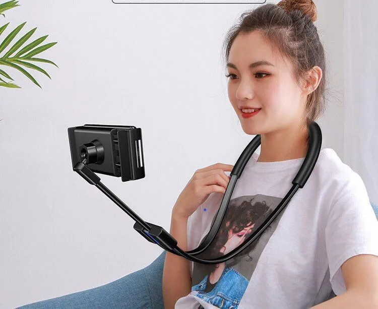 Goose Neck Phone Holder 360 Rotation Flexible Mobile Phone Neck Holder Lazy Phone Holder Mount for Smartphone