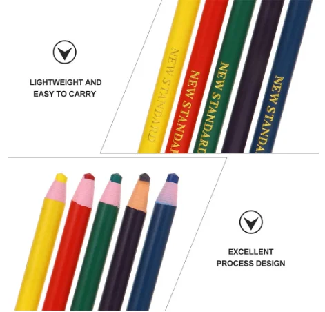 Wooden Paper Crayons Pull Line Roll Pen Painting Drawing Colored Crayon Peel Off Marker Graffiti Drawing Tool