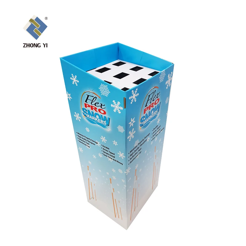 Customized Logo Supermarket Promotion Hexagonal Corrugated Cardboard Dump Bins Display Stand for Toys Dolls