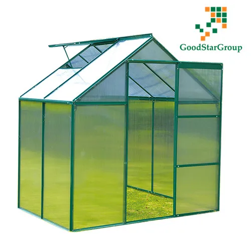 
Clear Polycarbonate Greenhouse Large Walk-In Green House Garden Plants Grow Galvanized Base Aluminium Frame w/Slide Door 