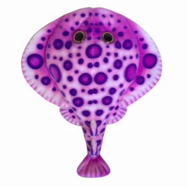 cute stuffed electric ray soft toys realistic plush marine animal electric ray stuffed toys
