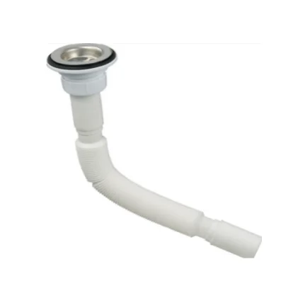 Factory Direct Pricing Plastic Drainer Pipe Bathroom Wash Basin Drain Hose Flexible Waste Drain Plastic Pipe