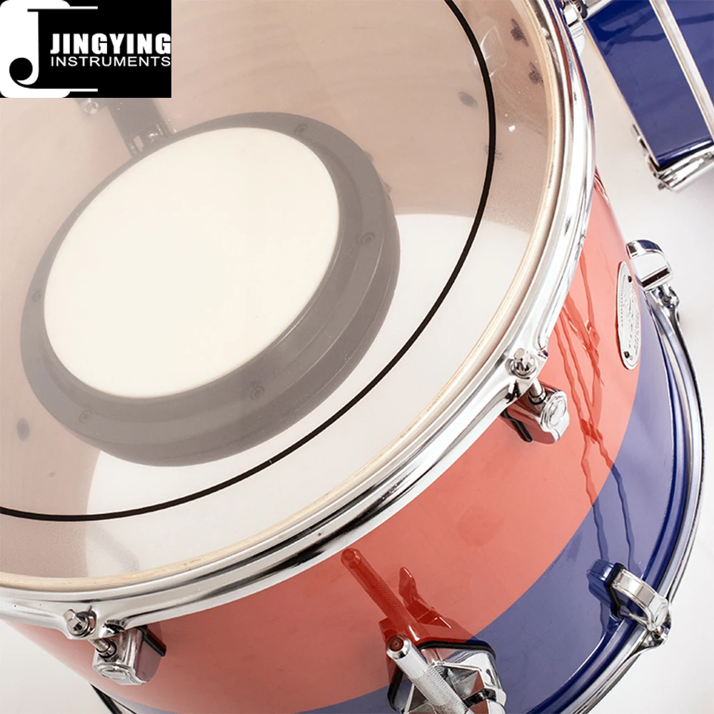 2024 Jingying Music Drum Sets,Factory Wholesale Hot Sale Adult Printing PVC Drum Kits Equipped with Subwoofer