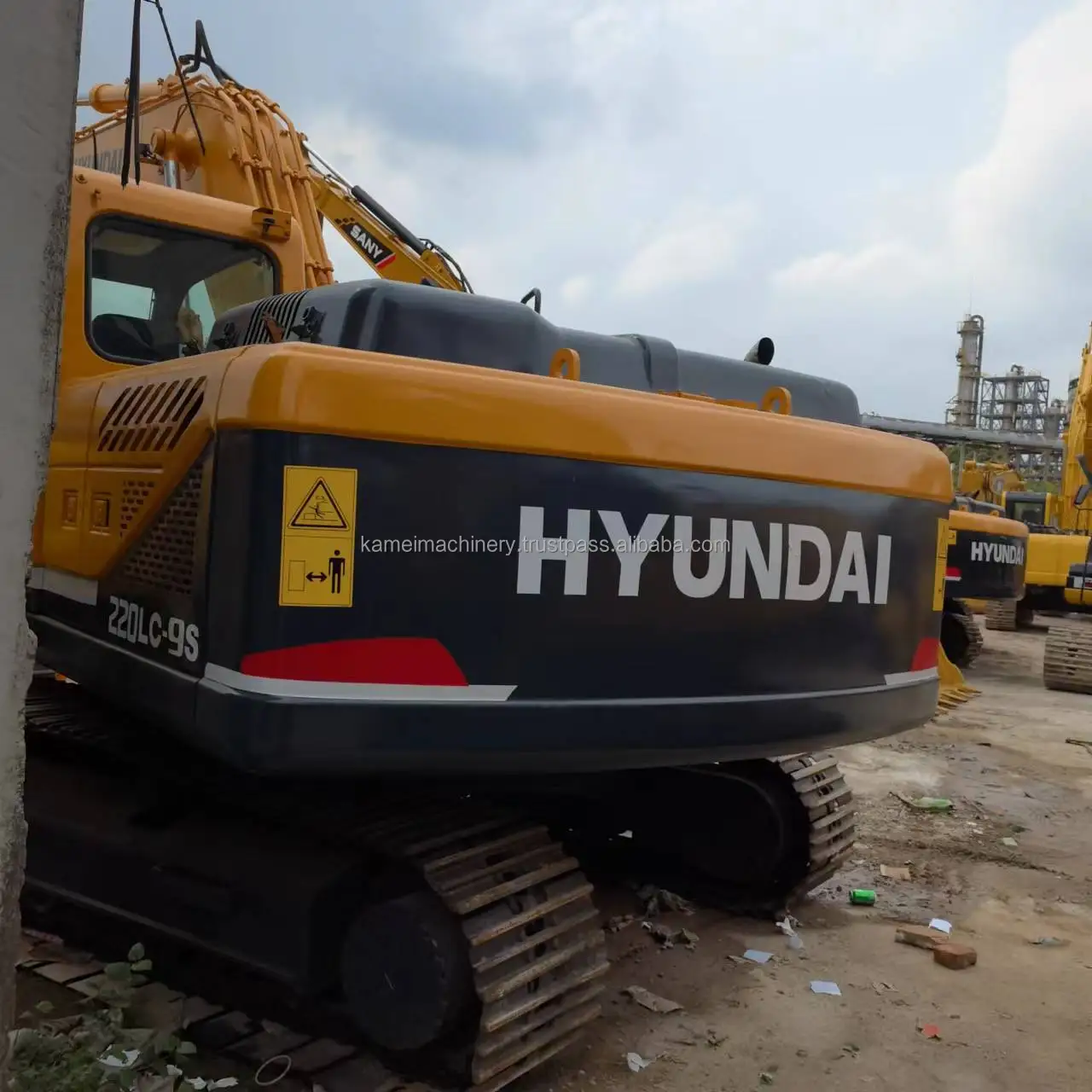 Экскаватор Hyundai 220lc-9s 22-тонный 90% Новый недорогой оригинальный двигатель 220LC-7 220 lcexcator тракторы для продажи
