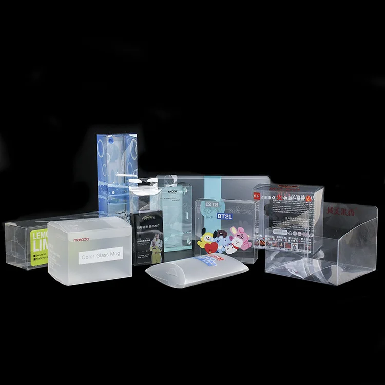 hot sale transparent printed plastic pvc box package,small plastic cosmetic box,pvc packaging