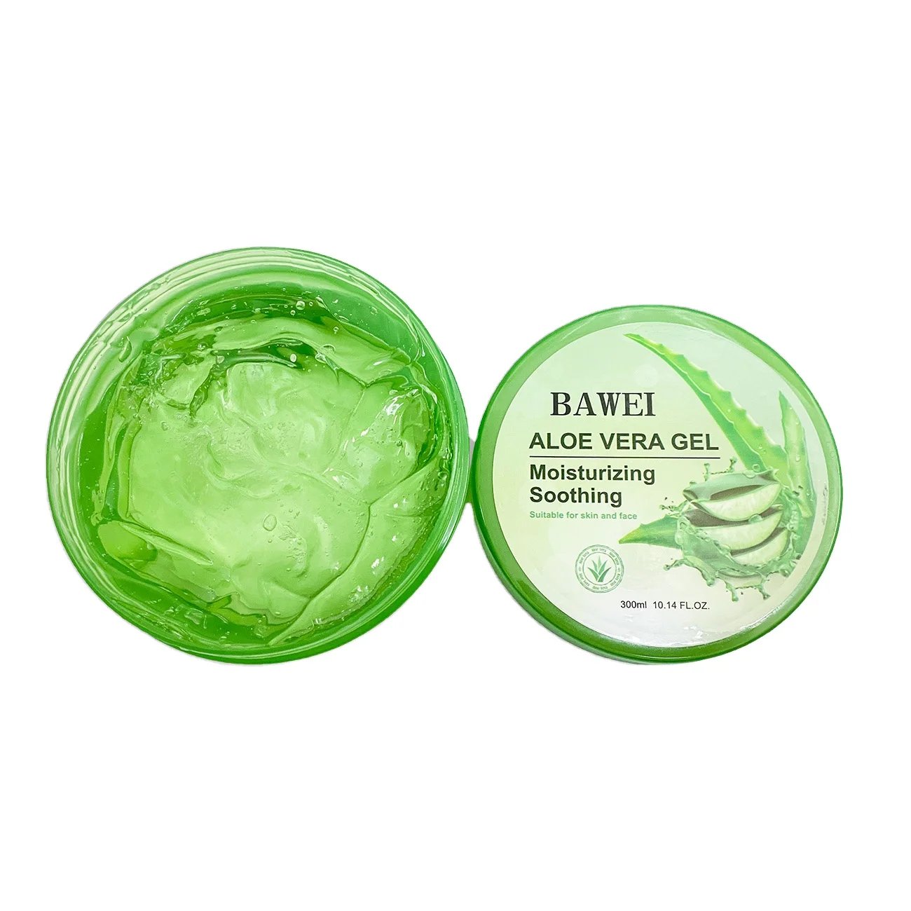 wholesale best organic aloe vera soothing gel with 99.9% pure aloe for skin lightening