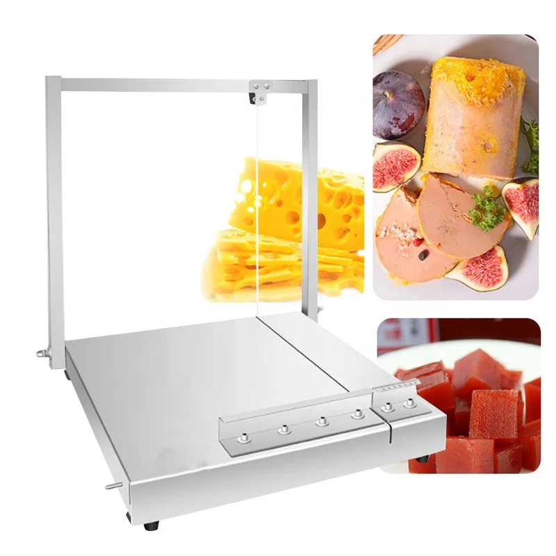 Cheese Cube Cutting Tool Fudge Jelly Sheet Cutting Machine Commercial Chocolate Cutting Machine for Bread Cake Truffle Cutting