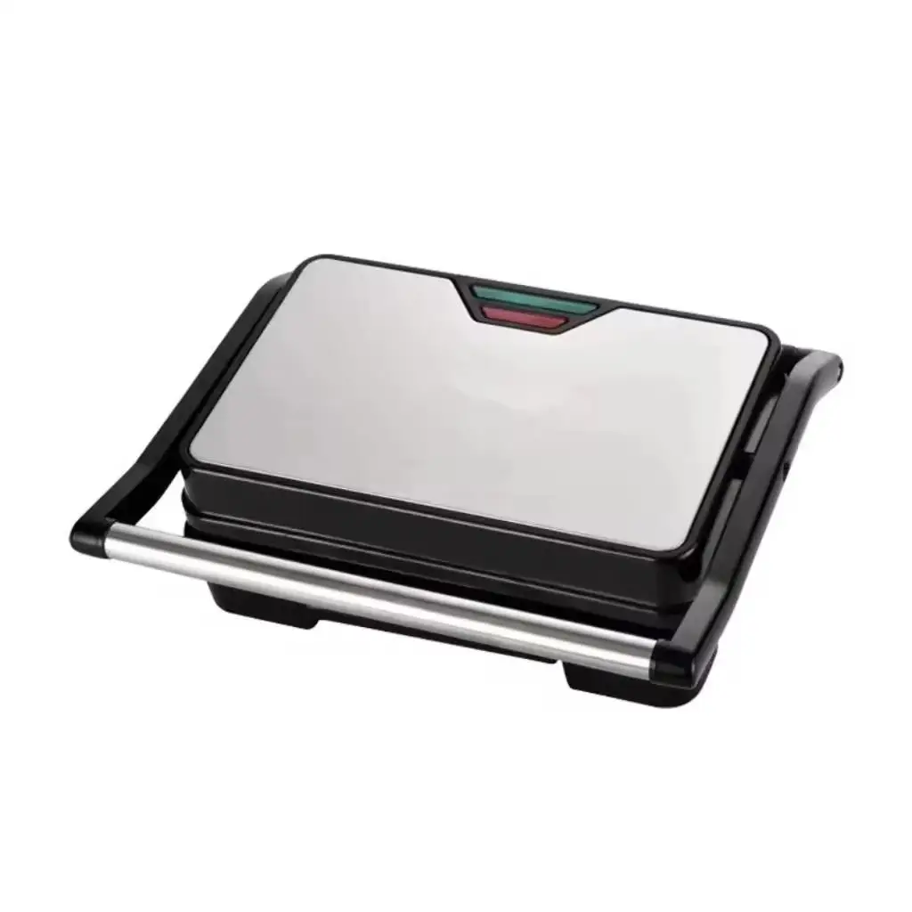 Hot Sale Electric Griddle Stainless Steel Contact Press Grill  Panini Grill Household Equipment