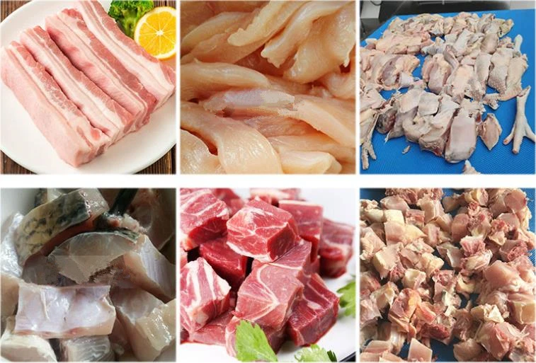 Meat Processing Machinery Conveyor Belt Type Slicing Stripping Commercial Fresh Meat Cutting Machine