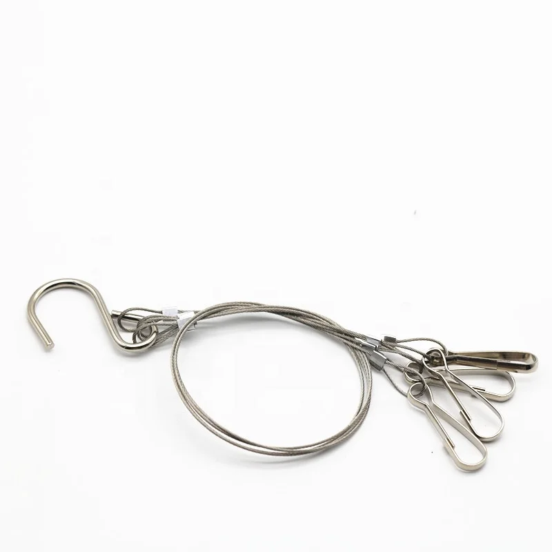 Wholesale Custom Stainless Steel Hanger Lanyard For Plant Grow Aquarium Light Lamp Hanging Kit