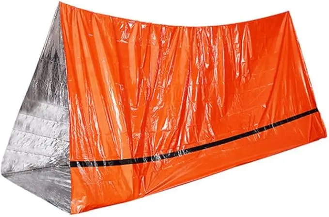 Emergency Tent with Rope Ultralight Rescue Tent Emergency Tube Tent, Use as Survival Tent, Emergency Shelter