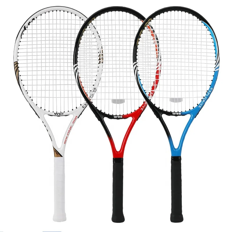 Wholesale Customized High Quality Tennis Racket Carbon Aluminum One-piece for Training Competition Tennis Racket