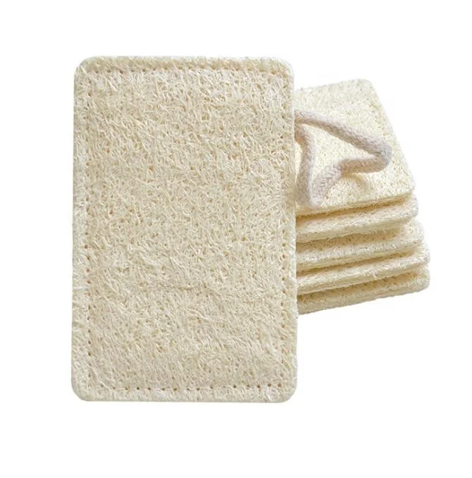 Wholesale High Quality 100% Natural Bath Scrubber Body Clean Skin Loofah Sponge Exfoliating Loofah Sponge For Kitchen