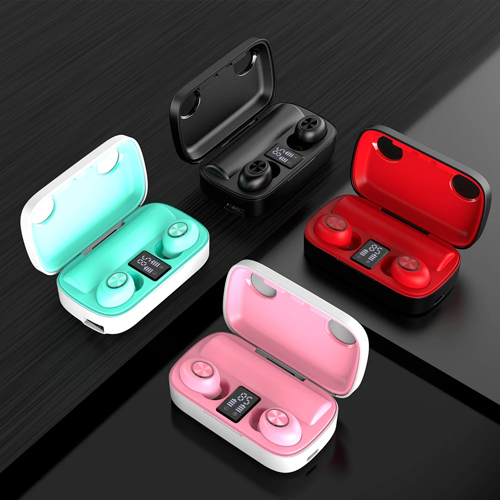 
Private Label Hifi Stereo Smart In Ear BT 5.0 Waterproof Cheap Wireless Earbuds In Bulk FT10 
