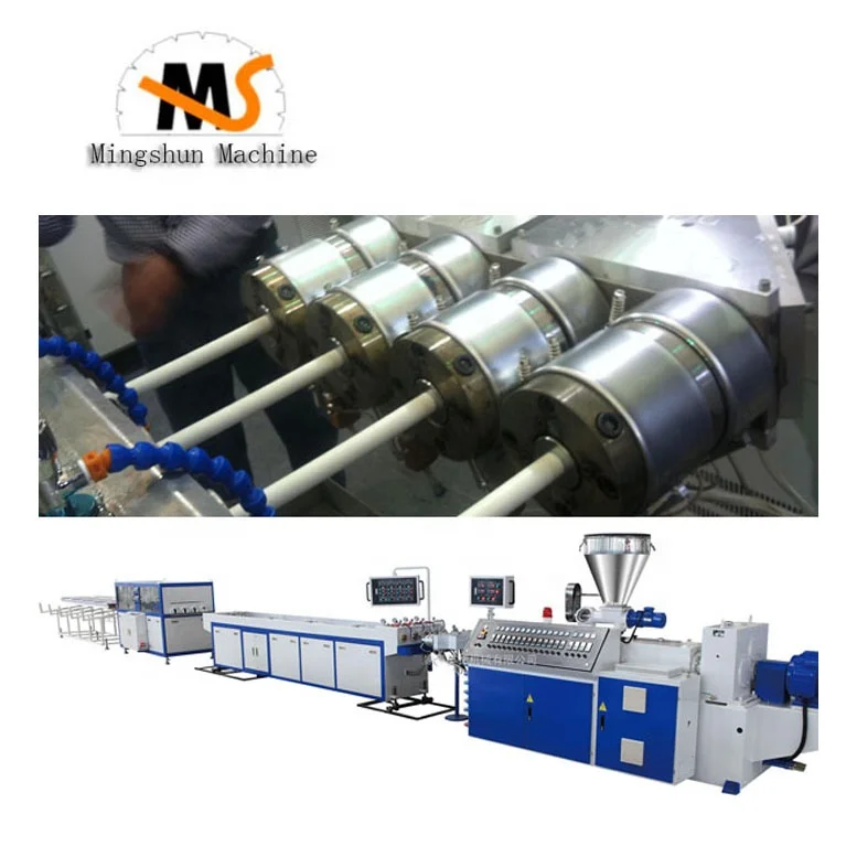 UPVC PVC CPVC plastic pipe fabrication production line