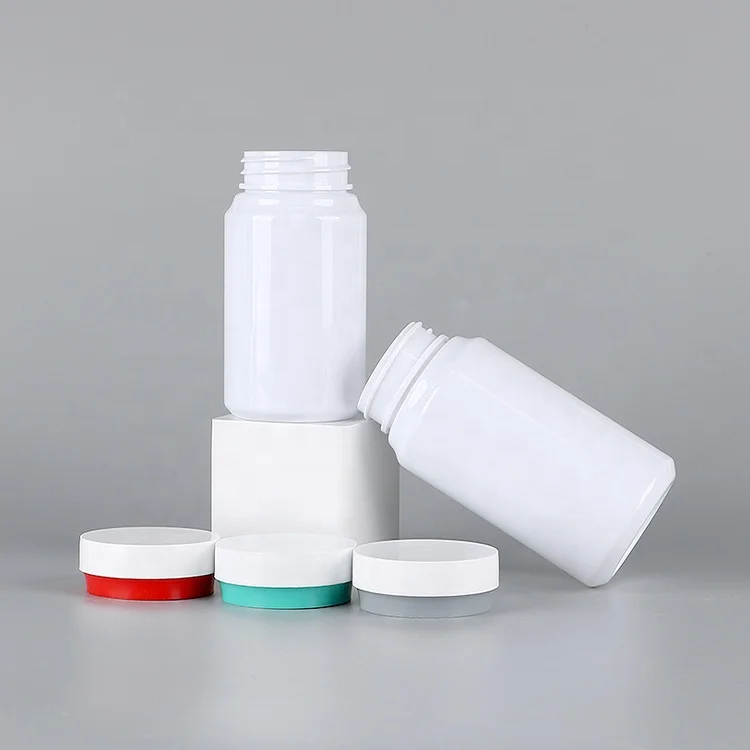 100ml PET plastic bottle sugar nutrition super food pharmacy medical pill bottle food grade medicine pill bottle with custom cap