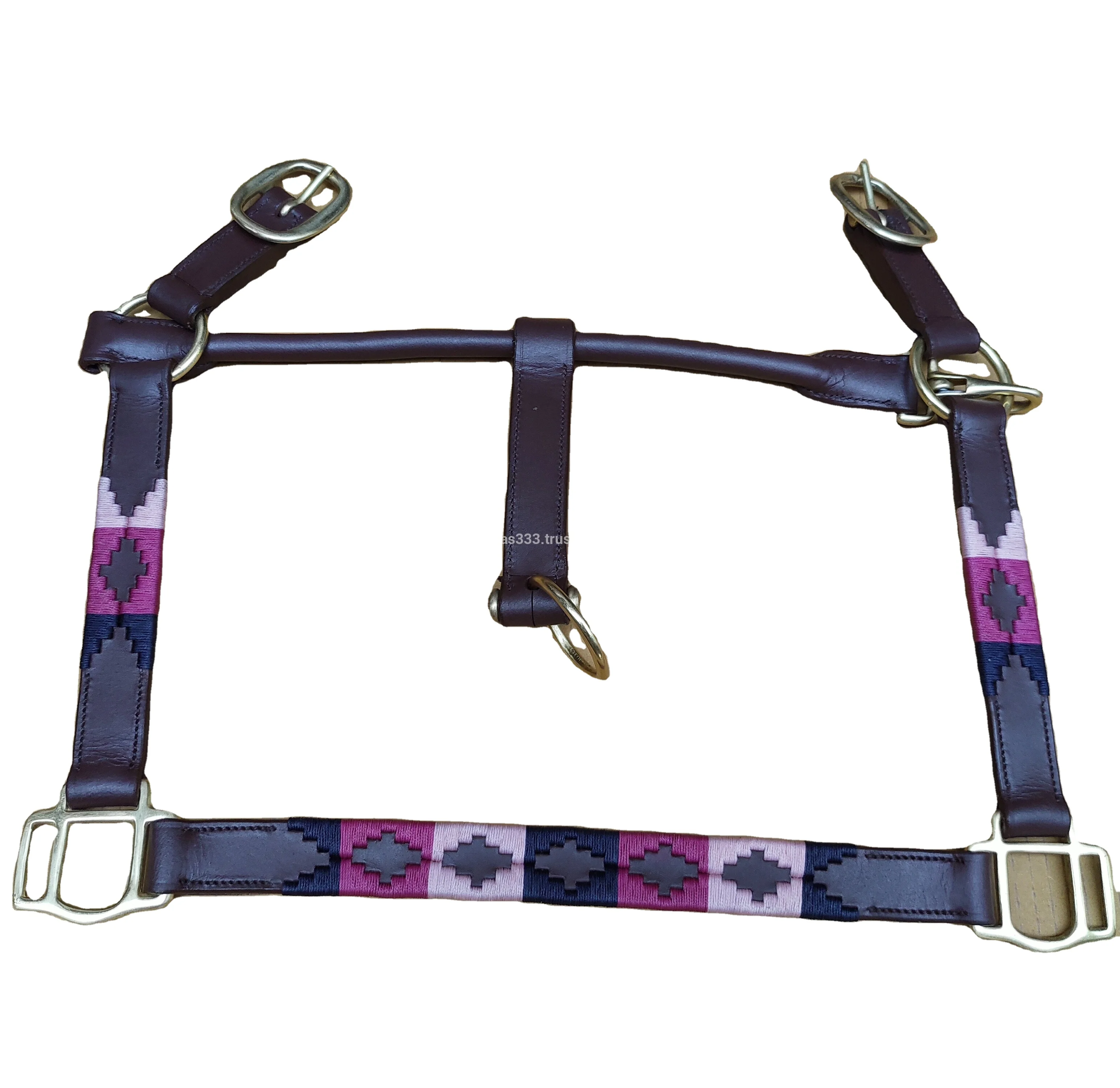 Кожаный поло с лямкой на