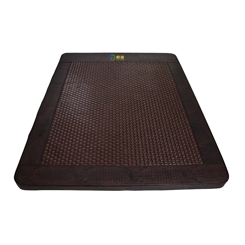Electric Heated Jade Tourmaline Pad With Customized Logo Germanium Stone Infrared Heating Massage Mat