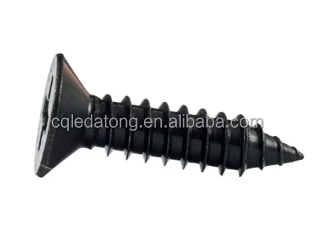 Competitive Price Bugle Head Black Phosphate Self Tapping Screws Drywall Screws Black Self-tapping Screws