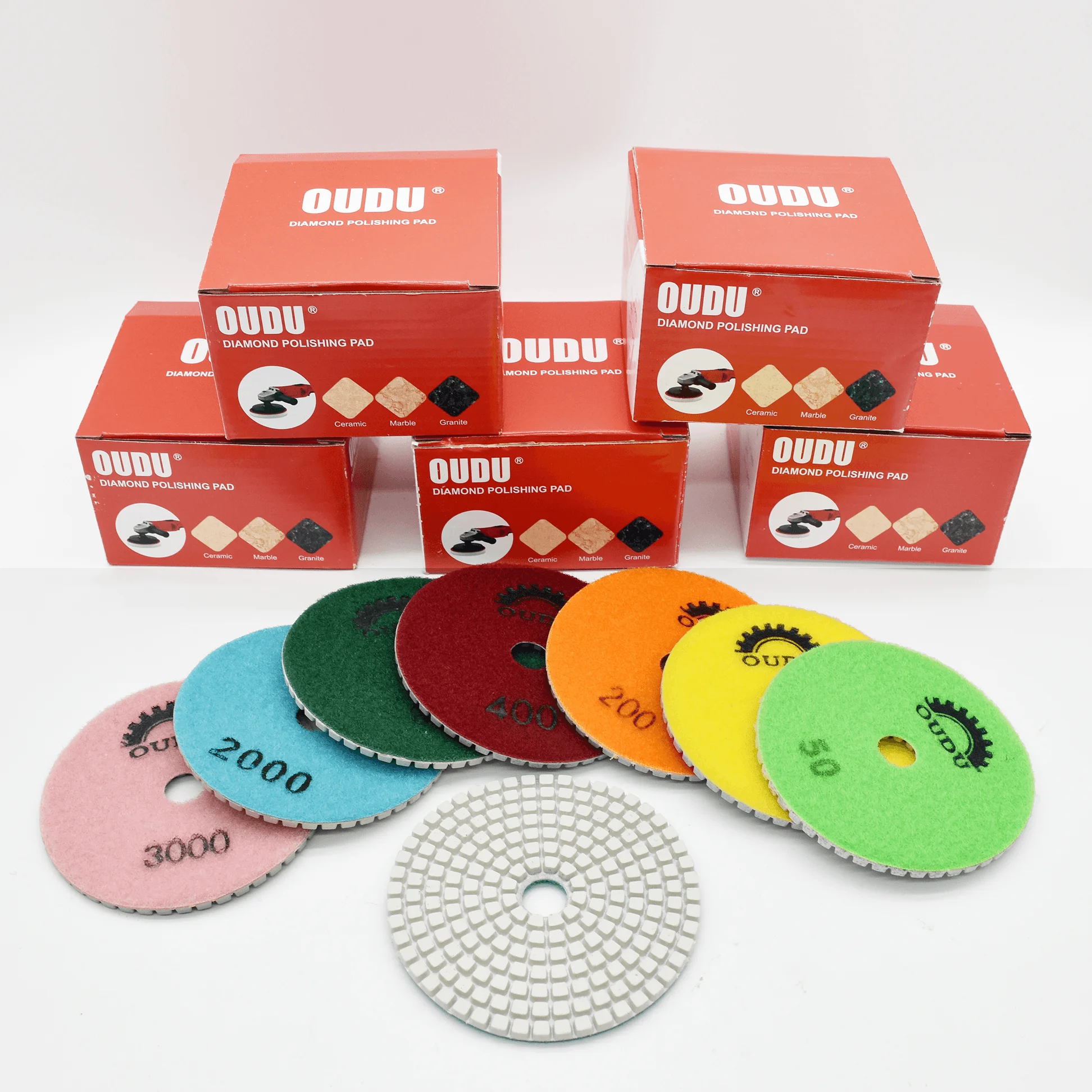 4 inch Wet diamond polishing pad for stone  grinding pad grinding disc Marble Grinding Tools