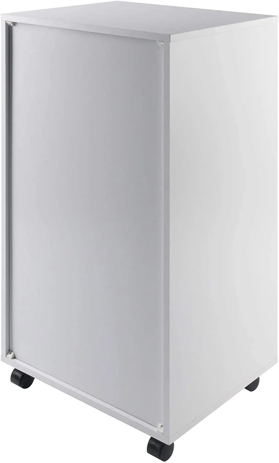 Combohome Living Room Bookcase Wooden Single Shelf Bookcase 7 Drawer White Slide Book Case