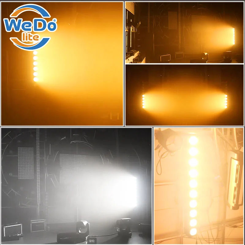 Stage Lights LED Warm White+Cold White Blinder Lights 10*24W DJ Disco Dmx LED Audience Blinder Light