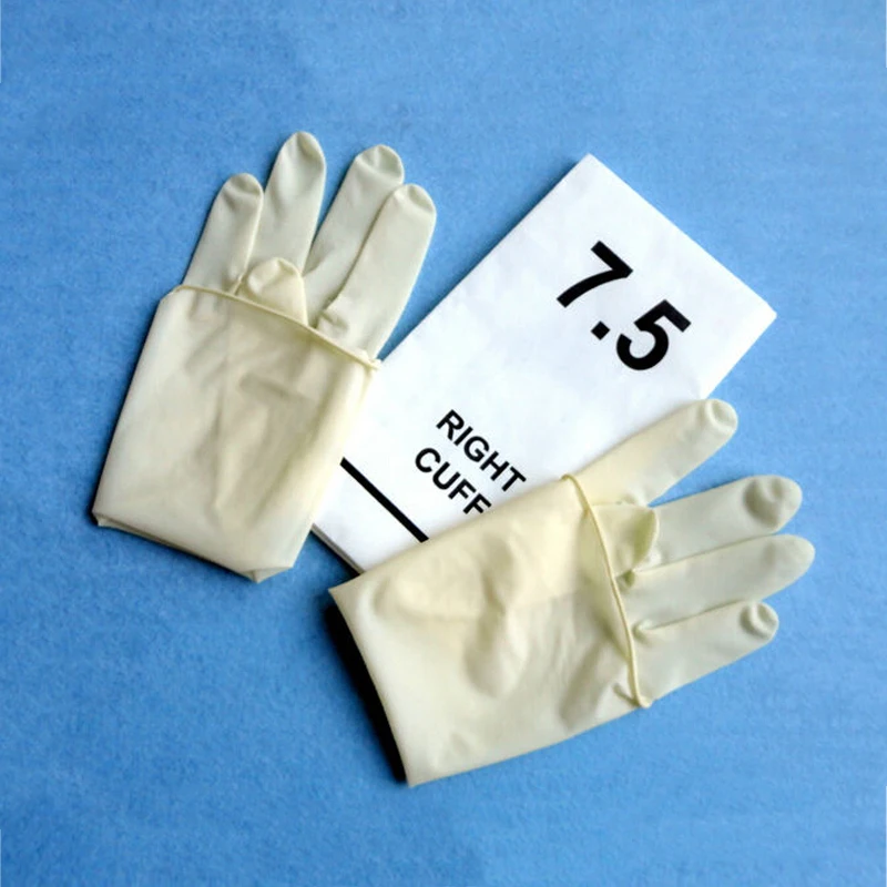 Latex Surgical Gloves High-Quality Latex Opera Gloves for Medical Professionals Free Nitrile Coated Gloves
